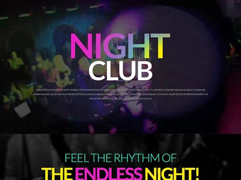 11+ Excellent WordPress Nightclub Themes 2018 - Siteturner