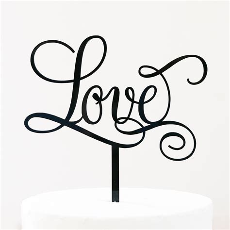 Love Cake Topper | SANDRA DILLON DESIGN