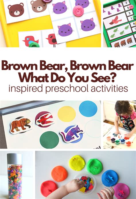 Brown Bear, Brown Bear What Do You See? Activities - No Time For Flash Cards