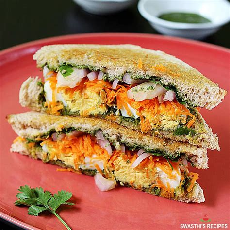 Egg Sandwich Recipe - Swasthi's Recipes