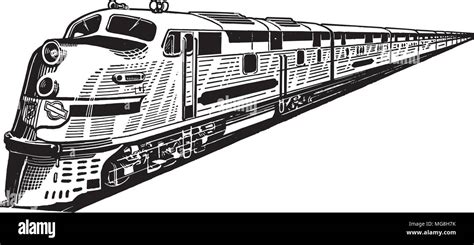 Train Clipart Black And White