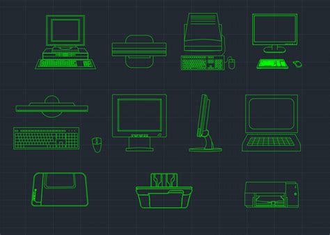 Computer CAD Block | | AutoCAD Free CAD Block Symbols And CAD Drawing