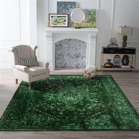 Hayneedle - Walmart.com | Green rug bedroom, Bedroom green, Emerald ...