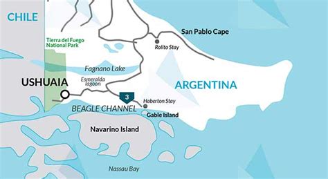 Ushuaia Map | I Travel Argentina