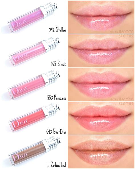 Dior | Dior Addict Stellar Lip Gloss: Review and Swatches | The Happy ...