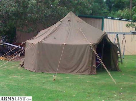 ARMSLIST - For Sale: Gp small military tent od green canvas