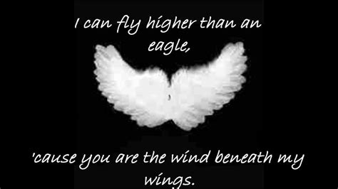 You Are The Wind Beneath My Wings Lyrics - Long Side Story