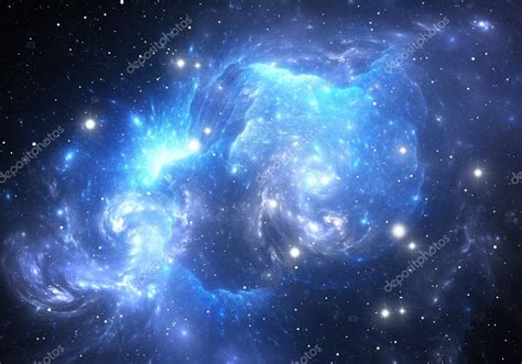 Blue space nebula Stock Photo by ©Juric.P 68411975