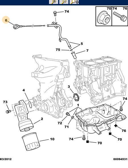 Peugeot 107 Engine Oil Dipstick - 117490