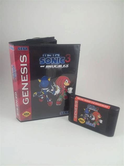 Metal Sonic 3 & Knuckles for Sega Genesis by 8bitevolutiongaming