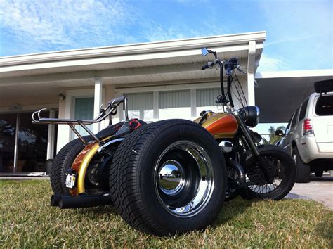 Custom 2003 Honda Shadow Trike Bobber