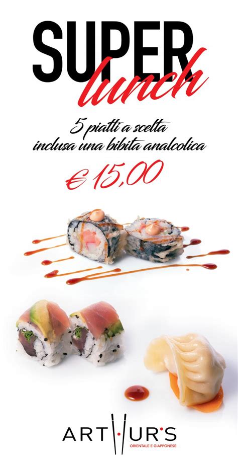 Arthur's Menù SUPER LUNCH by arthursushi - Issuu