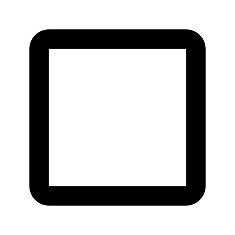 White Box Black Outline - ClipArt Best