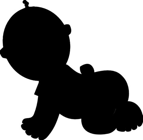 Baby Silhouette Clip Art at Clker.com - vector clip art online, royalty ...