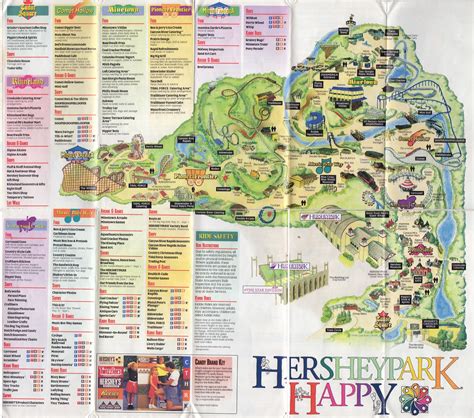 Map Of Hershey Park Area - Vector U S Map