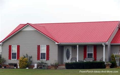 color scheme red metal roof house color combinations - For Great ...