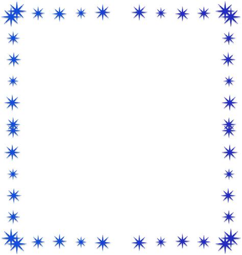 Blue Star Border