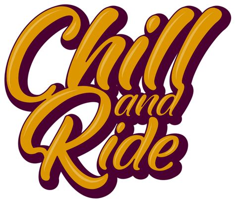 Chill and Ride Motorcycle stickers - TenStickers