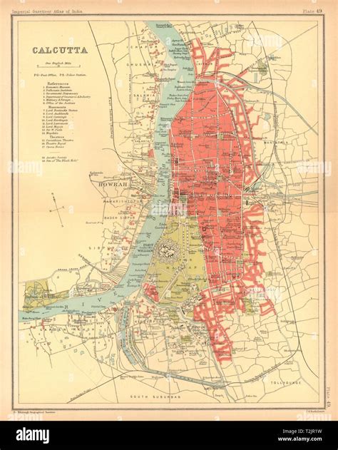 Old Calcutta Map