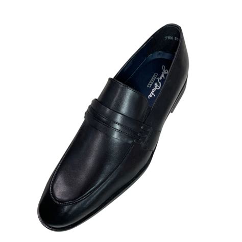 Men's Formal Leather Shoes . Apron Slip On Style / Black | Shop Today. Get it Tomorrow ...