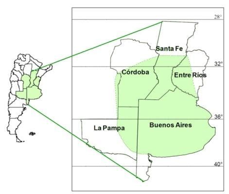 Map of the Pampas Region, Argentina. | Download Scientific Diagram