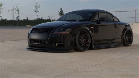 ArtStation - Stanced Audi TT Mk1, Daniel Duru | Audi tt, Audi tt roadster, Black audi