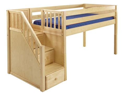 24 Outstanding Kids Loft Beds With Stairs Image Ideas | Low loft beds, Kids loft beds, Single ...