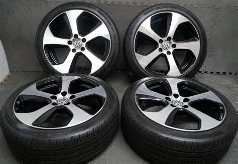 VW Golf GTI MK7 – Austin 5G0601025BD – Complete Set | OEM Alloy Wheels