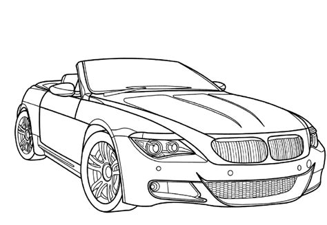 Printable Car Coloring Sheets