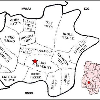 Map of Ekiti State... | Download Scientific Diagram