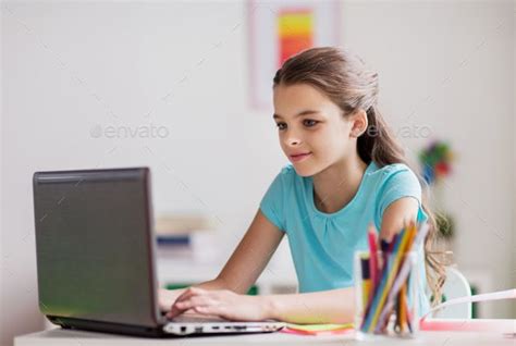 girl typing on laptop at home | Kids learning, Student teaching, Life skills special education