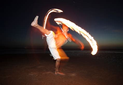 Fire Martial Arts Performers - Green Adventure Festival