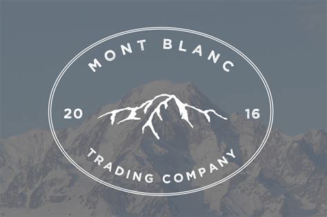 Mont Blanc Logo Template ~ Logo Templates ~ Creative Market