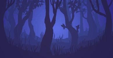 Scary Forest Cartoon