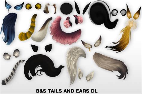 MMD Tails and Ears DL by UnluckyCandyFox on DeviantArt