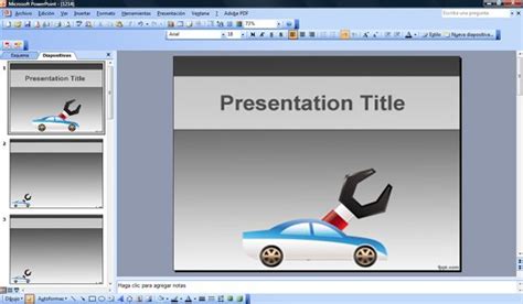 Car Repair PowerPoint Template