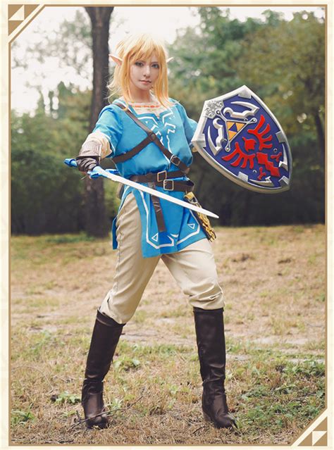 US$ 103.99 - The Legend of Zelda Breath of the Wild Link Cosplay Costume - www.cosplaylight.com