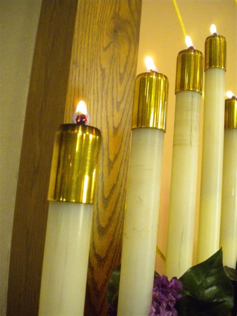 Candles are always some of my favorite styles of lights. Churches know ...