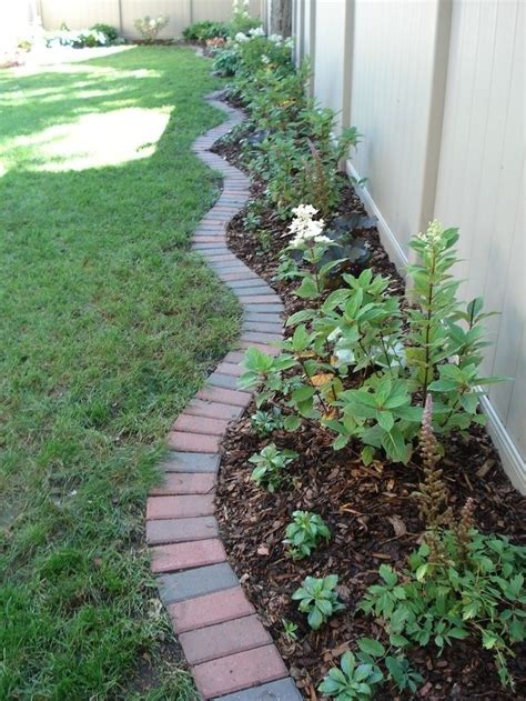 Image result for planter bed edging ideas Brick Landscape Edging, Brick Garden Edging, Landscape ...