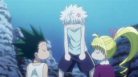 Don't be angry Killua! #gon #killua #greedIsland | Hunter x hunter, Anime, Killua