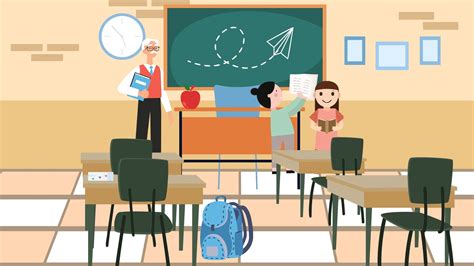 Classroom Cartoon Background in Illustrator, JPG, SVG, EPS, PNG - Download | Template.net