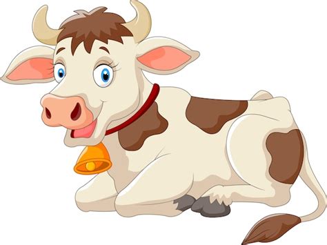 Premium Vector | Cartoon happy cow