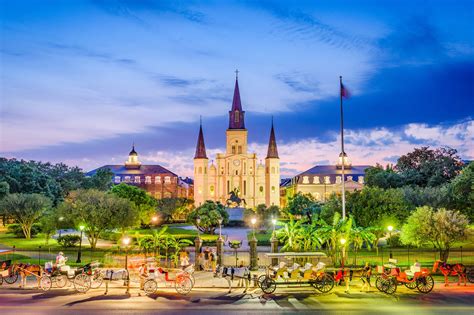 Jackson Square in New Orleans - A Historic Park in the French Quarter ...