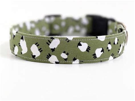 Sage Green Sheep Dog Collar Dog Collar Green Dog Collar - Etsy