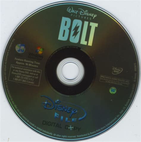 Bolt (2009) R1 Blu-Ray Cover & Labels - DVDcover.Com