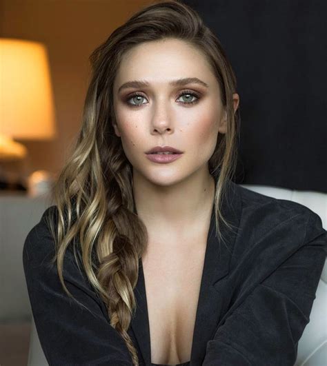 🔞Green Eyes and Braided Hair | Elizabeth Olsen NUDE | | CelebrityNakeds.com