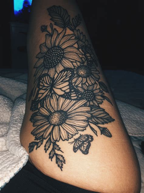 Female Tattoo For Scars On Legs