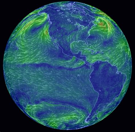 Earth An Animated Map Of Global Wind And Weather Wind Map Global | Images and Photos finder