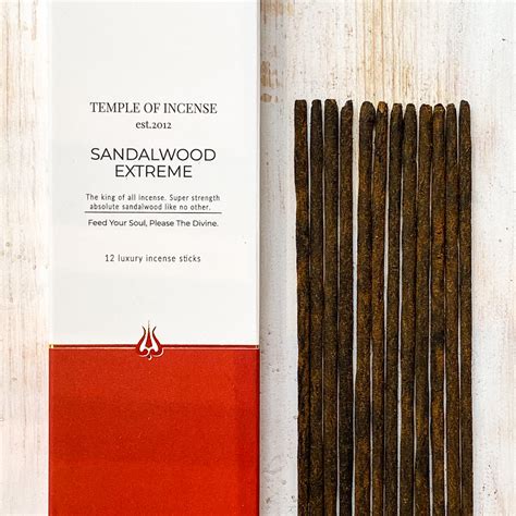 Sandalwood Extreme Incense Sticks - Temple Of Incense