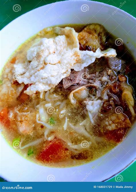 Soto, Traditional Indonesian Soup Stock Image - Image of soup, food ...